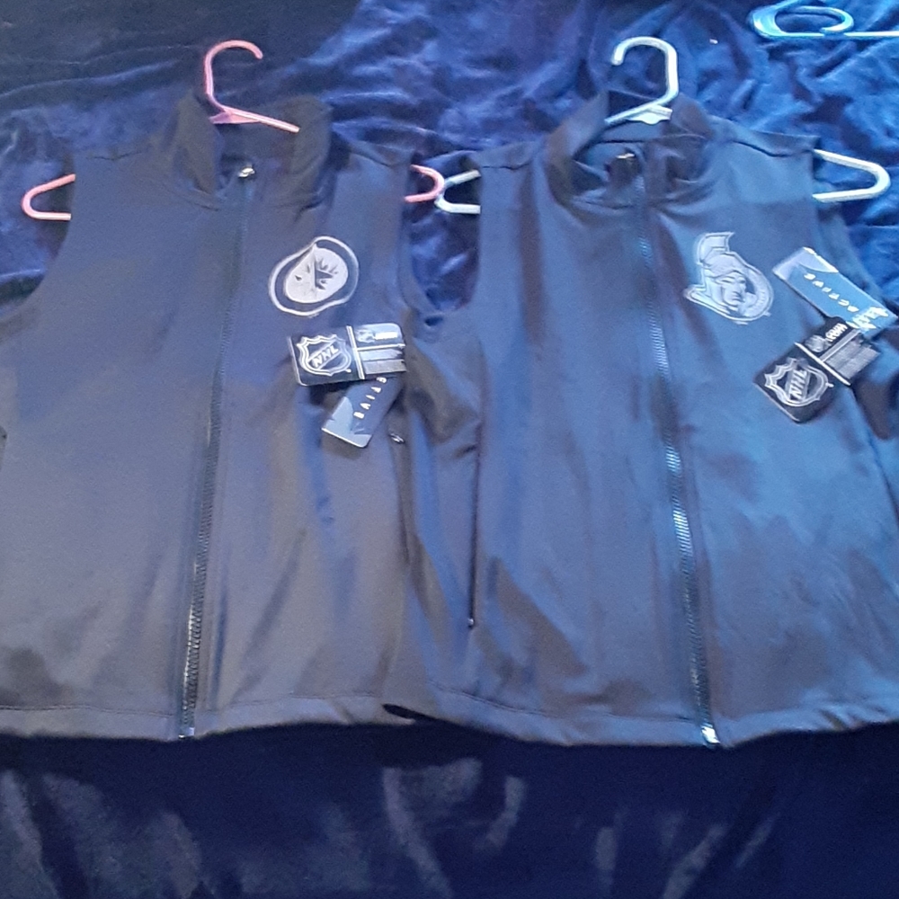Two NHL Women Vest Brand New